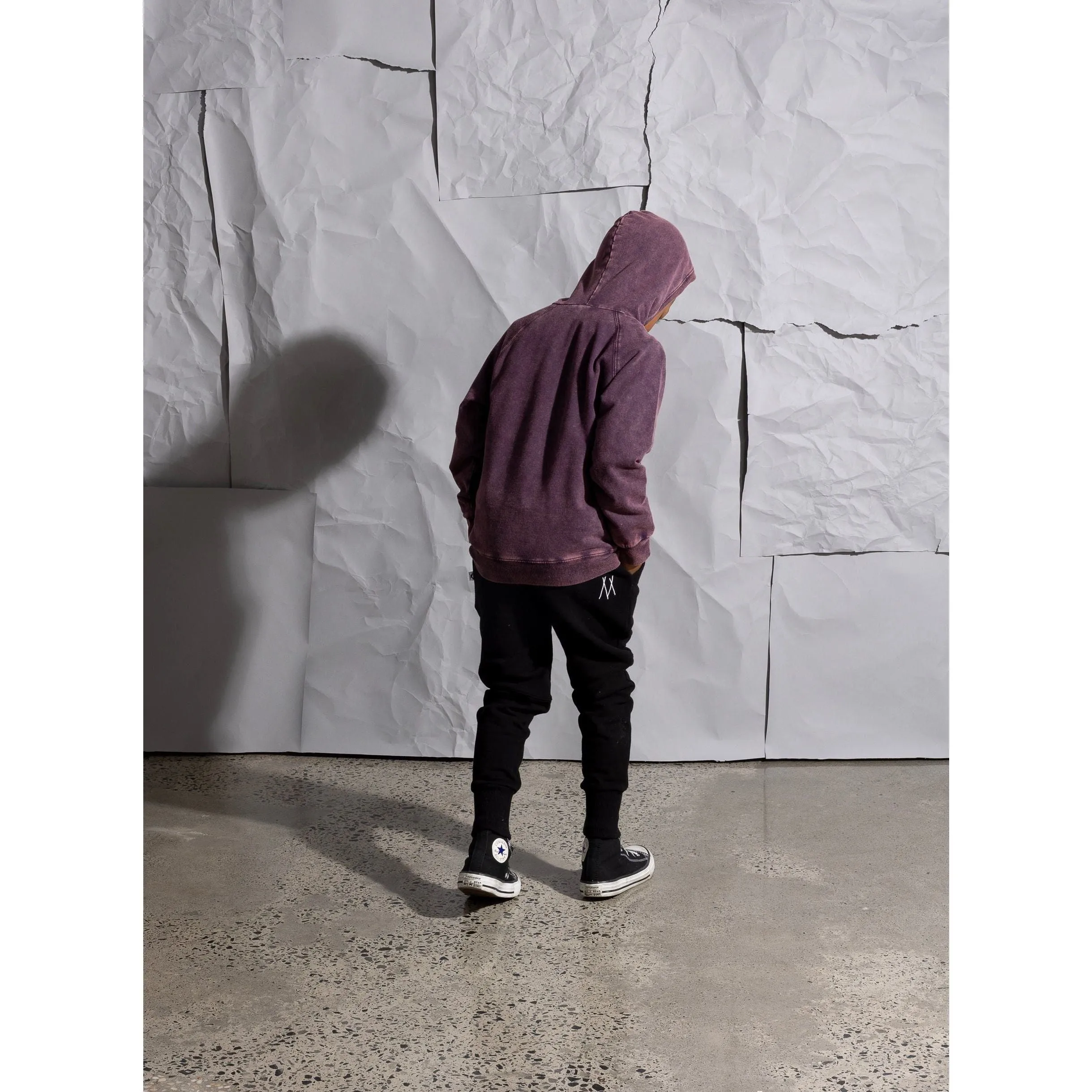 Turbo Tiger Hood - Muted Purple Wash