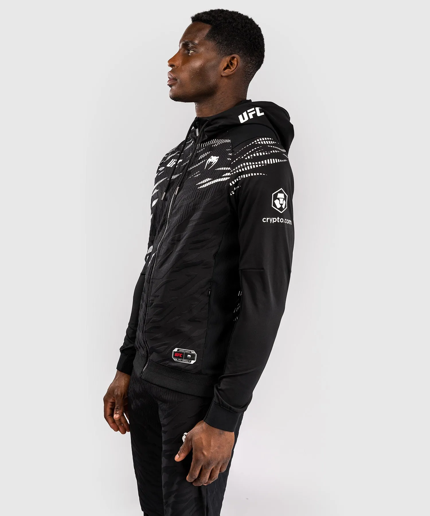 UFC Fusion by Venum Personalized Authentic Fight Night Men's Hoodies - Black