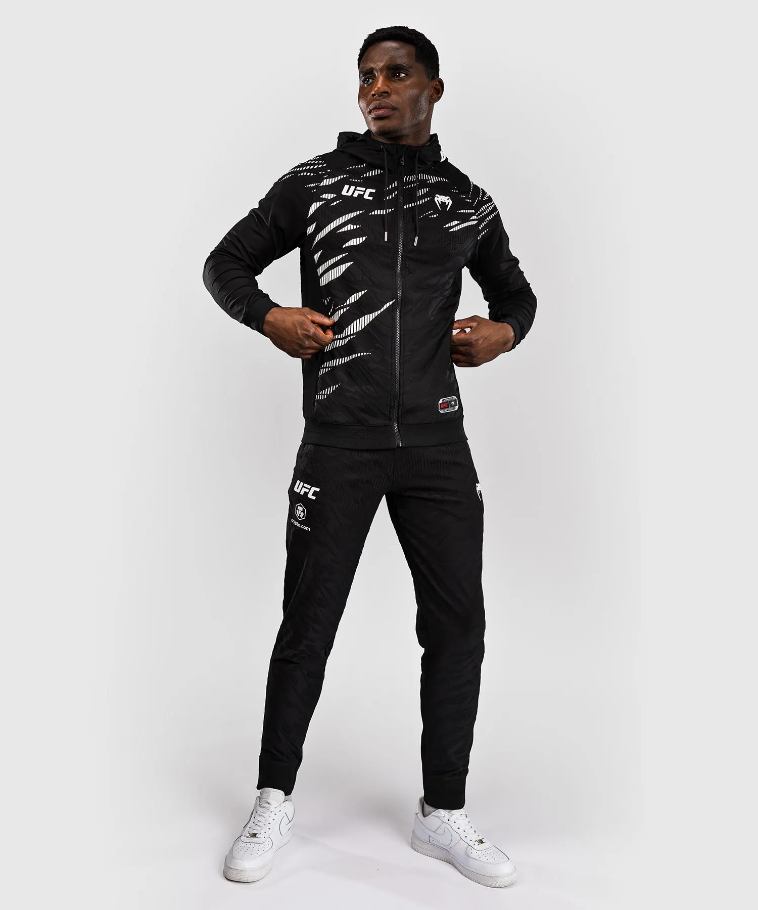 UFC Fusion by Venum Personalized Authentic Fight Night Men's Hoodies - Black