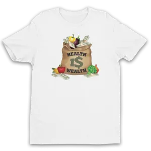 Unisex Health is Wealth T-Shirt