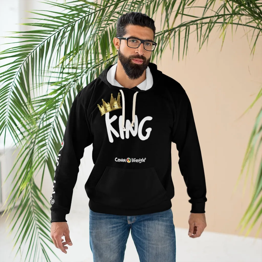 Unisex Pullover Hoodie (KING-BLKPANCOL)