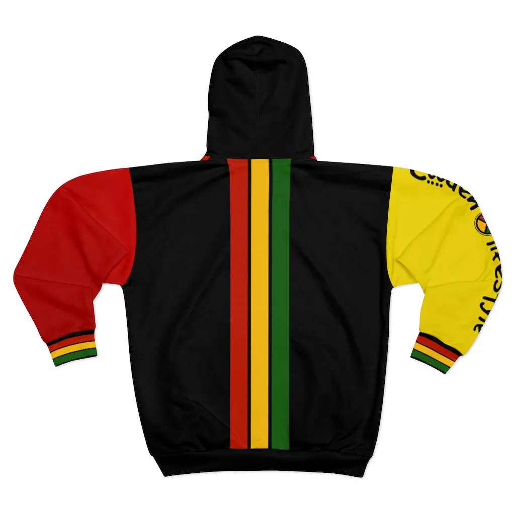 Unisex Zip Hoodie (NWNF-PANCOL-RED)
