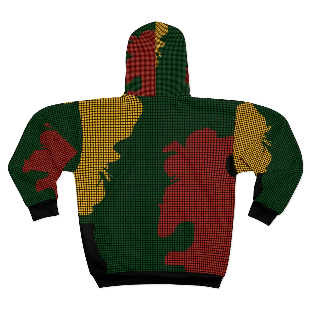 Unisex Zip Hoodie (PANCOL-ARMY-AAF)