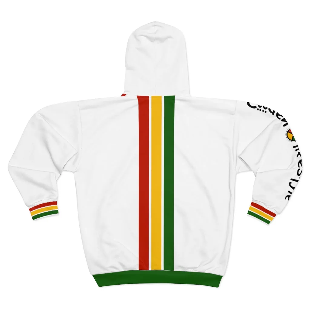 Unisex Zip Hoodie (YDK-PANCOL-WHT)