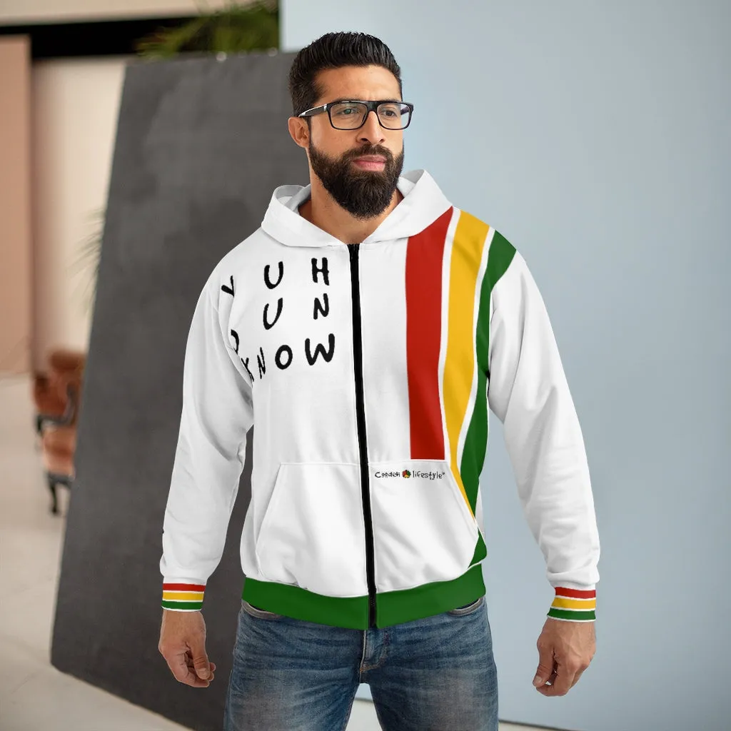 Unisex Zip Hoodie (YDK-PANCOL-WHT)