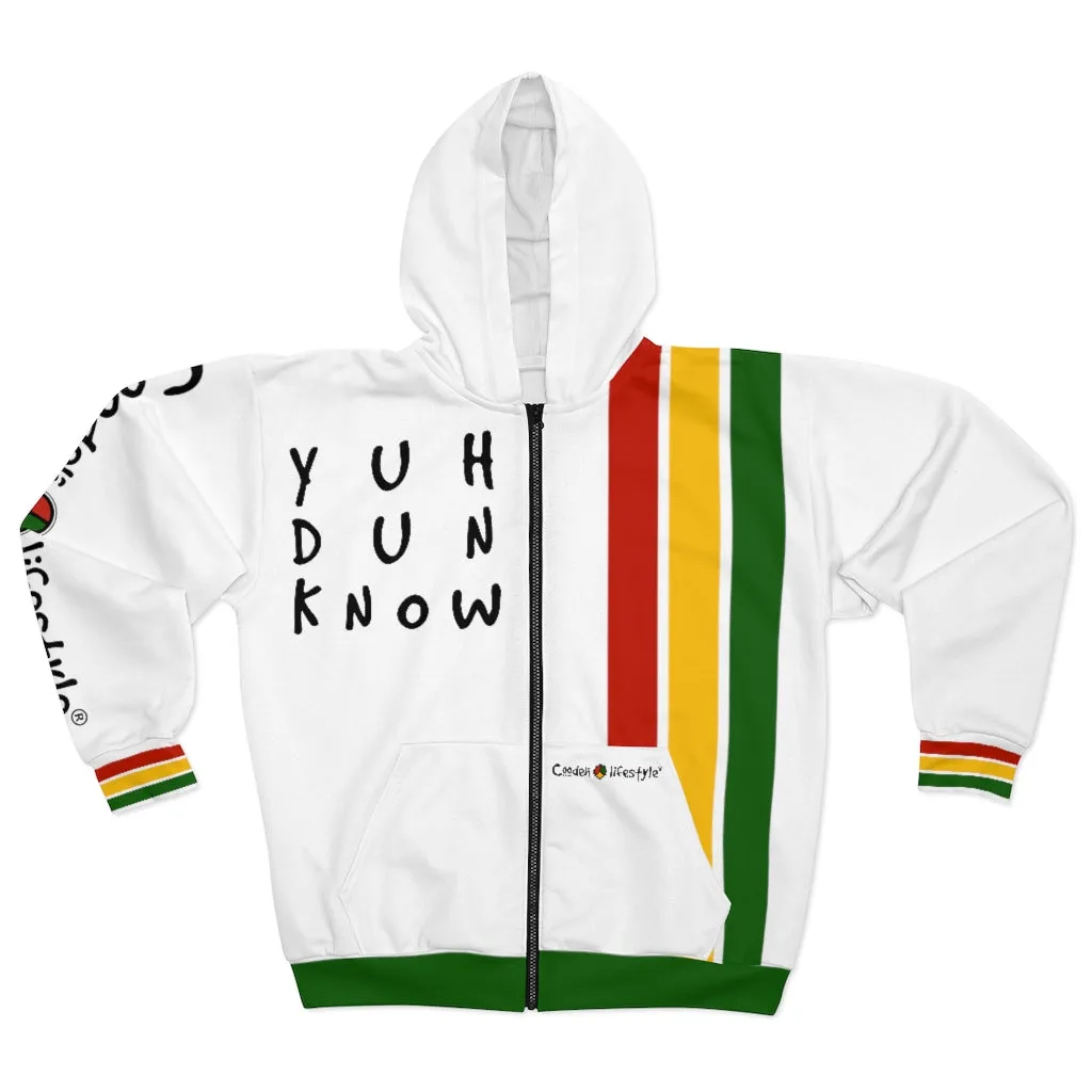 Unisex Zip Hoodie (YDK-PANCOL-WHT)
