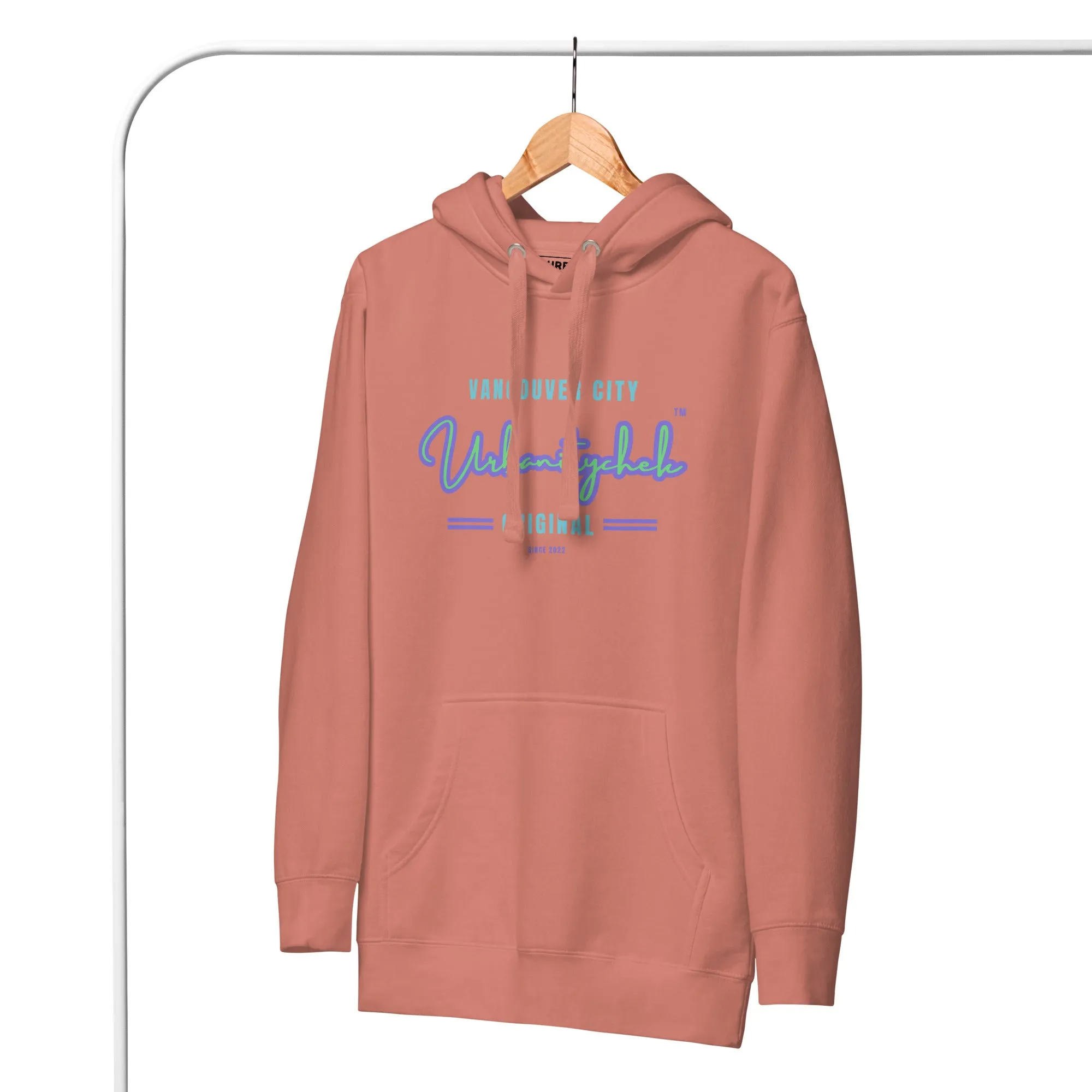 URBANITYCHEK SCRIPT MODERN FIT HOODIE BLENDS