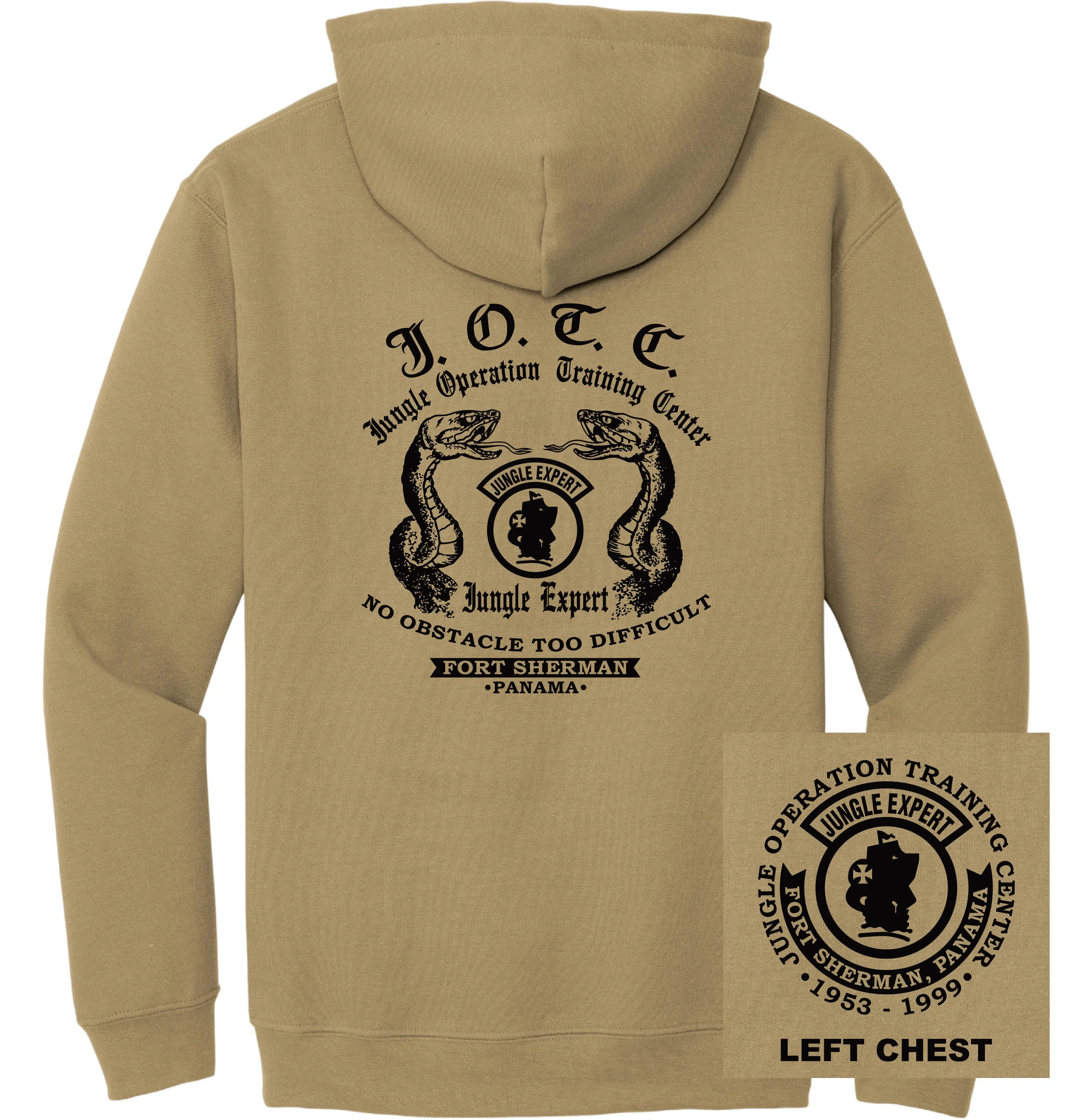 US Army - Jungle Operation Training Center (JOTC) Fort Sherman Panama Hoodie