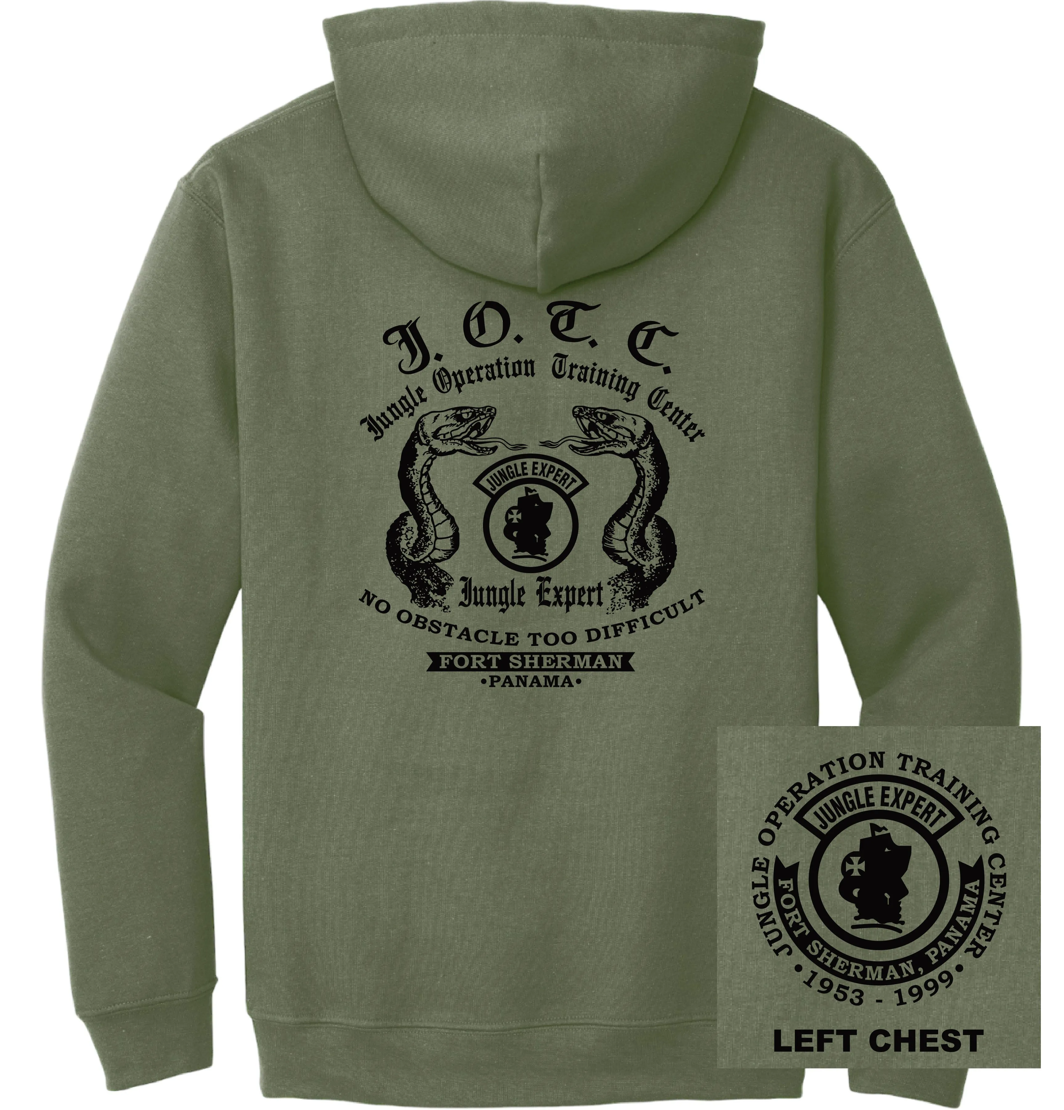 US Army - Jungle Operation Training Center (JOTC) Fort Sherman Panama Hoodie