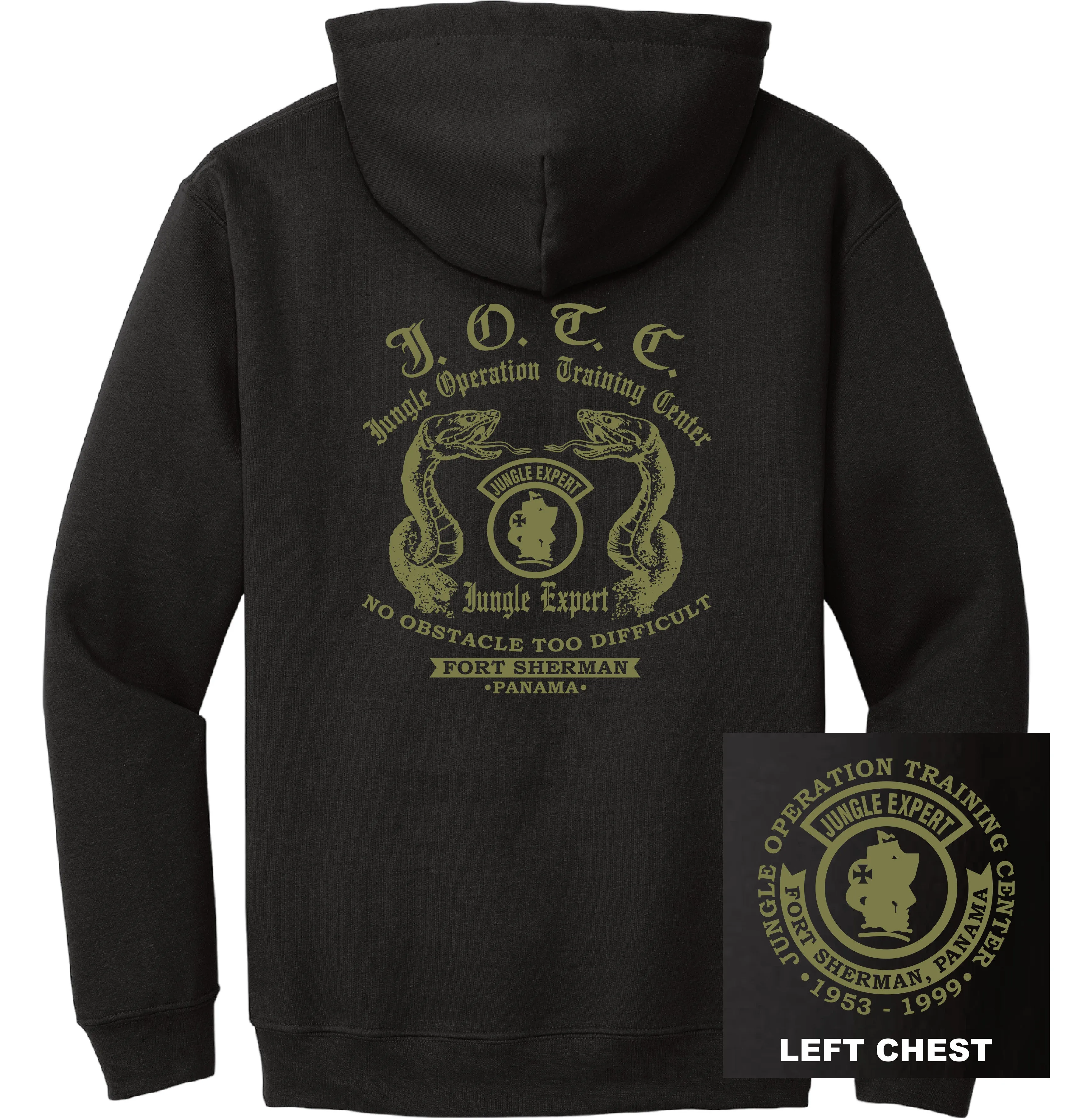 US Army - Jungle Operation Training Center (JOTC) Fort Sherman Panama Hoodie
