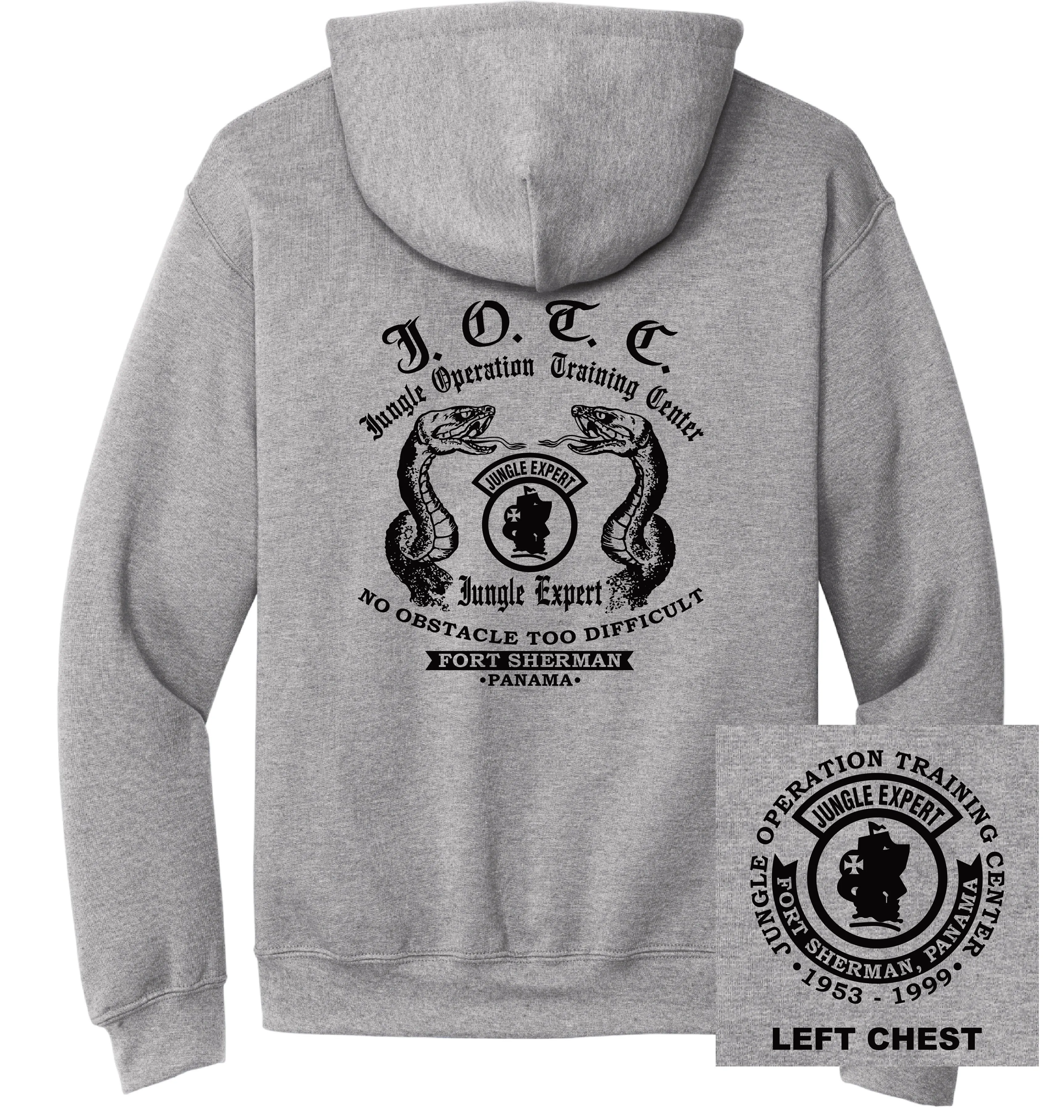 US Army - Jungle Operation Training Center (JOTC) Fort Sherman Panama Hoodie