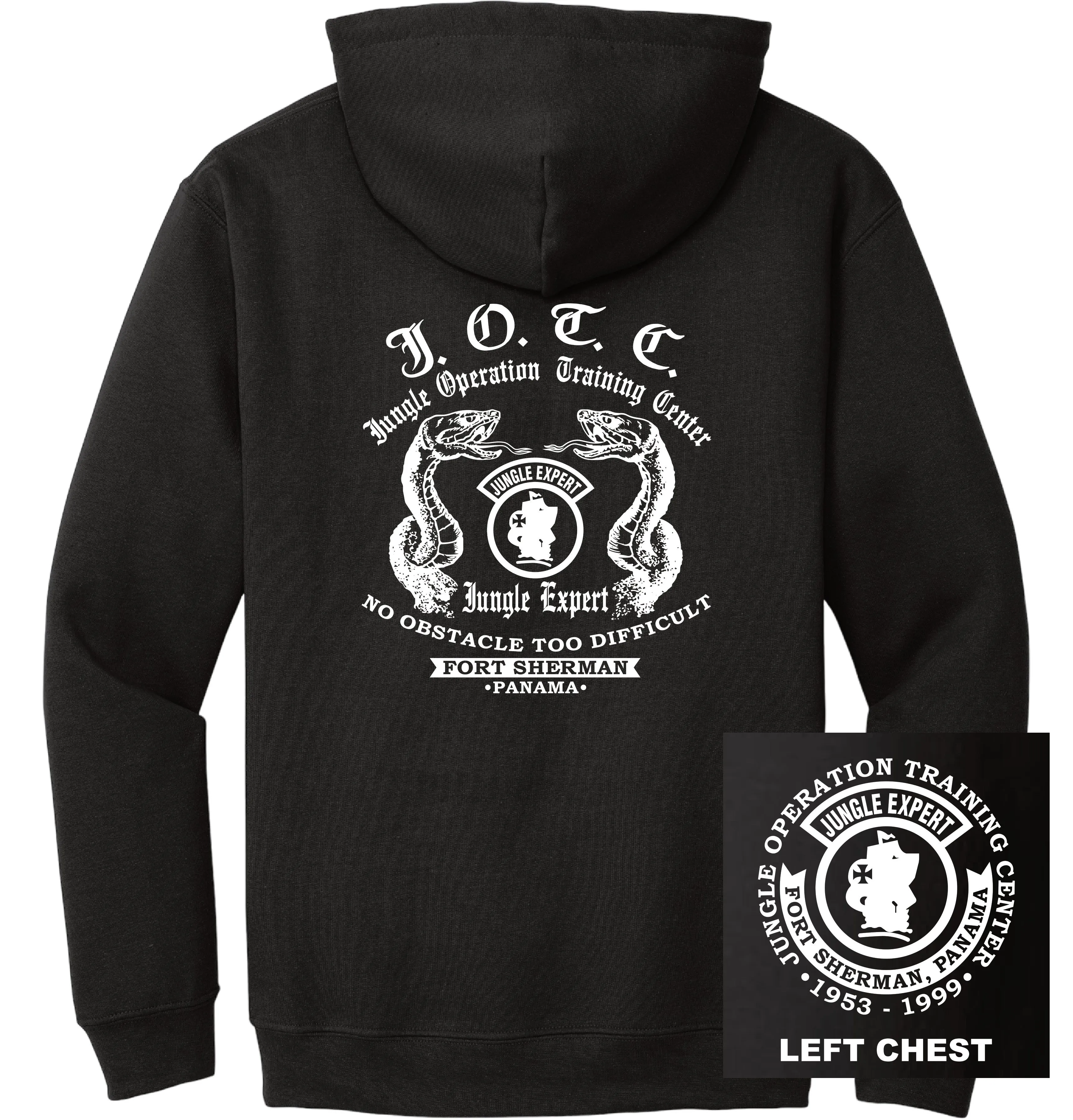 US Army - Jungle Operation Training Center (JOTC) Fort Sherman Panama Hoodie