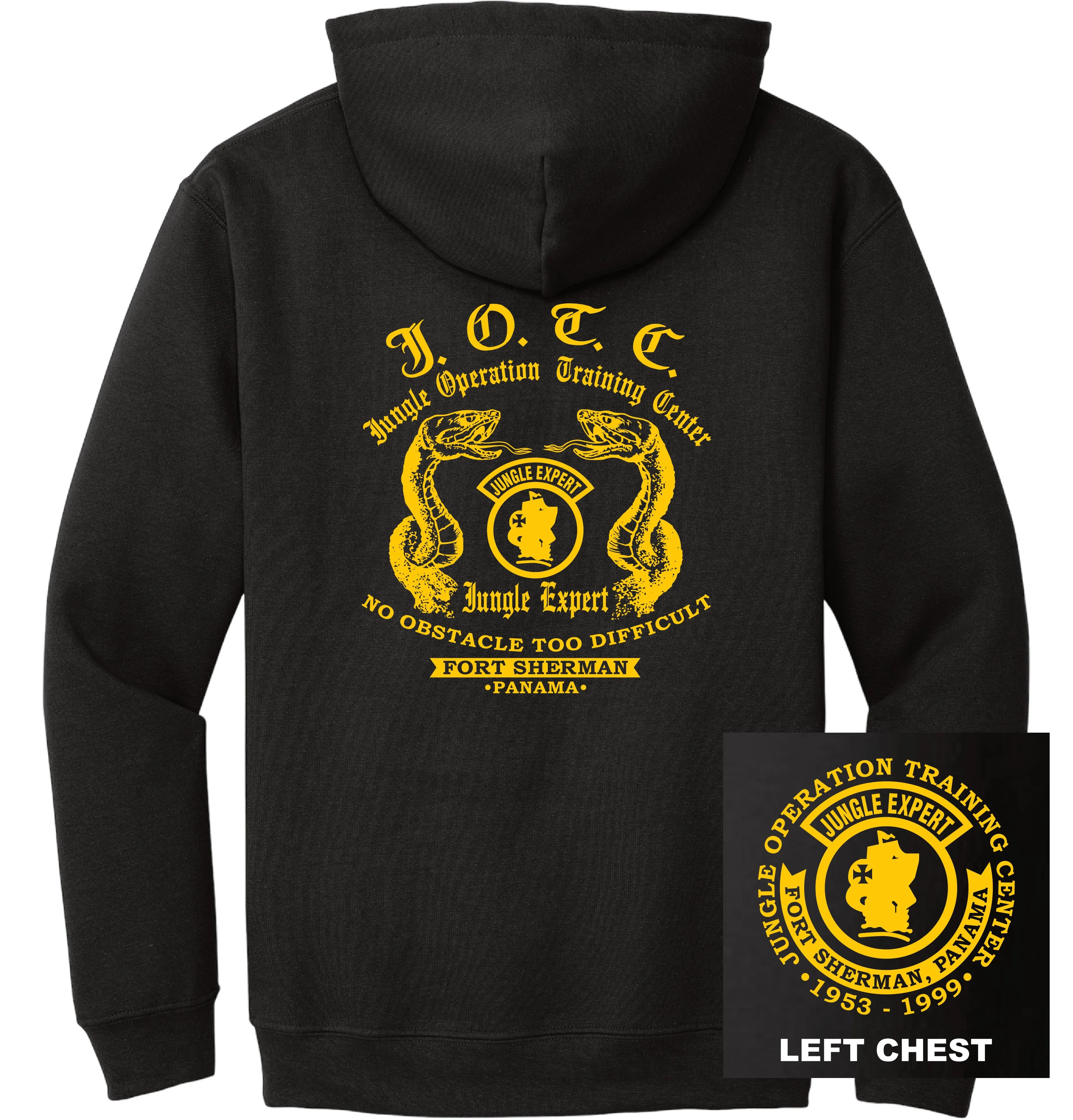 US Army - Jungle Operation Training Center (JOTC) Fort Sherman Panama Hoodie