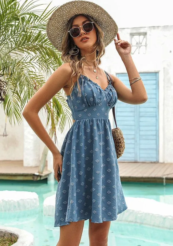 V-Neck Spaghetti Strap Dress