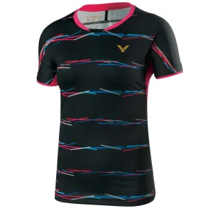 Victor Badminton Shirt Games Female Black 6669