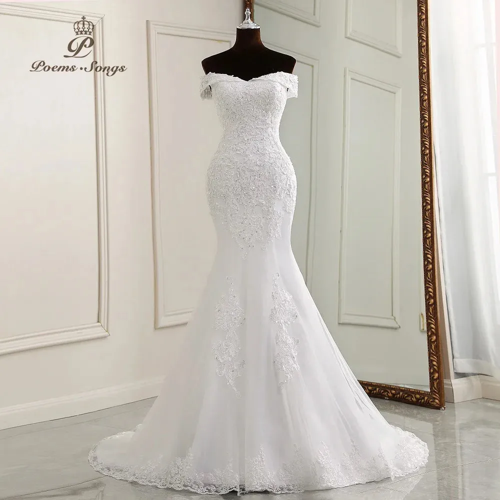 Wedding Guest Dresses: Wedding Dresses for women mermaid wedding gowns
