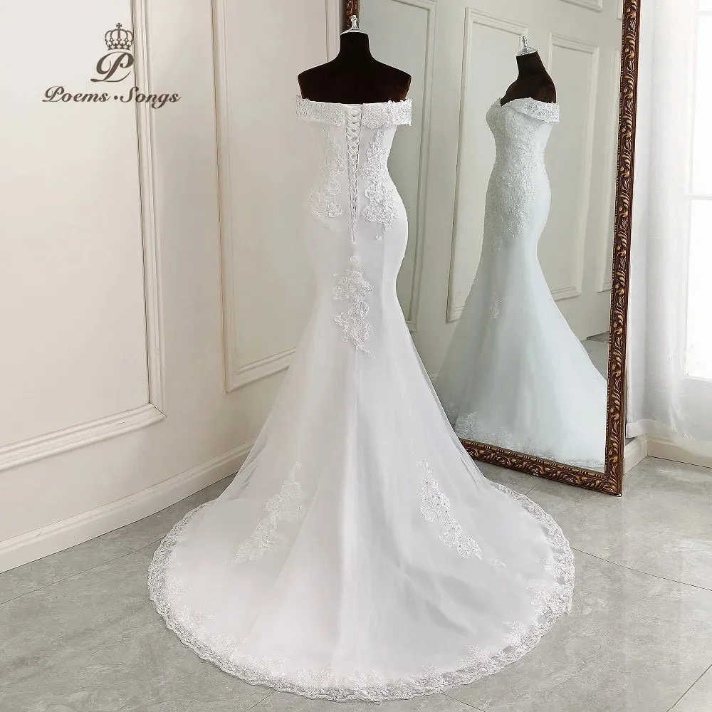Wedding Guest Dresses: Wedding Dresses for women mermaid wedding gowns