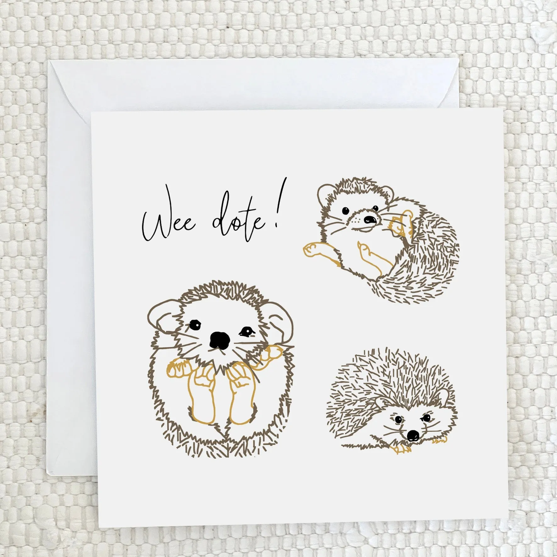 'Wee Dote' Greeting Card