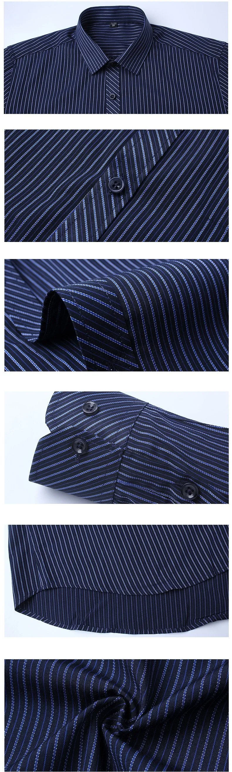 West Louis™ Fashion Slim Fitted Turn Down Dress Shirt