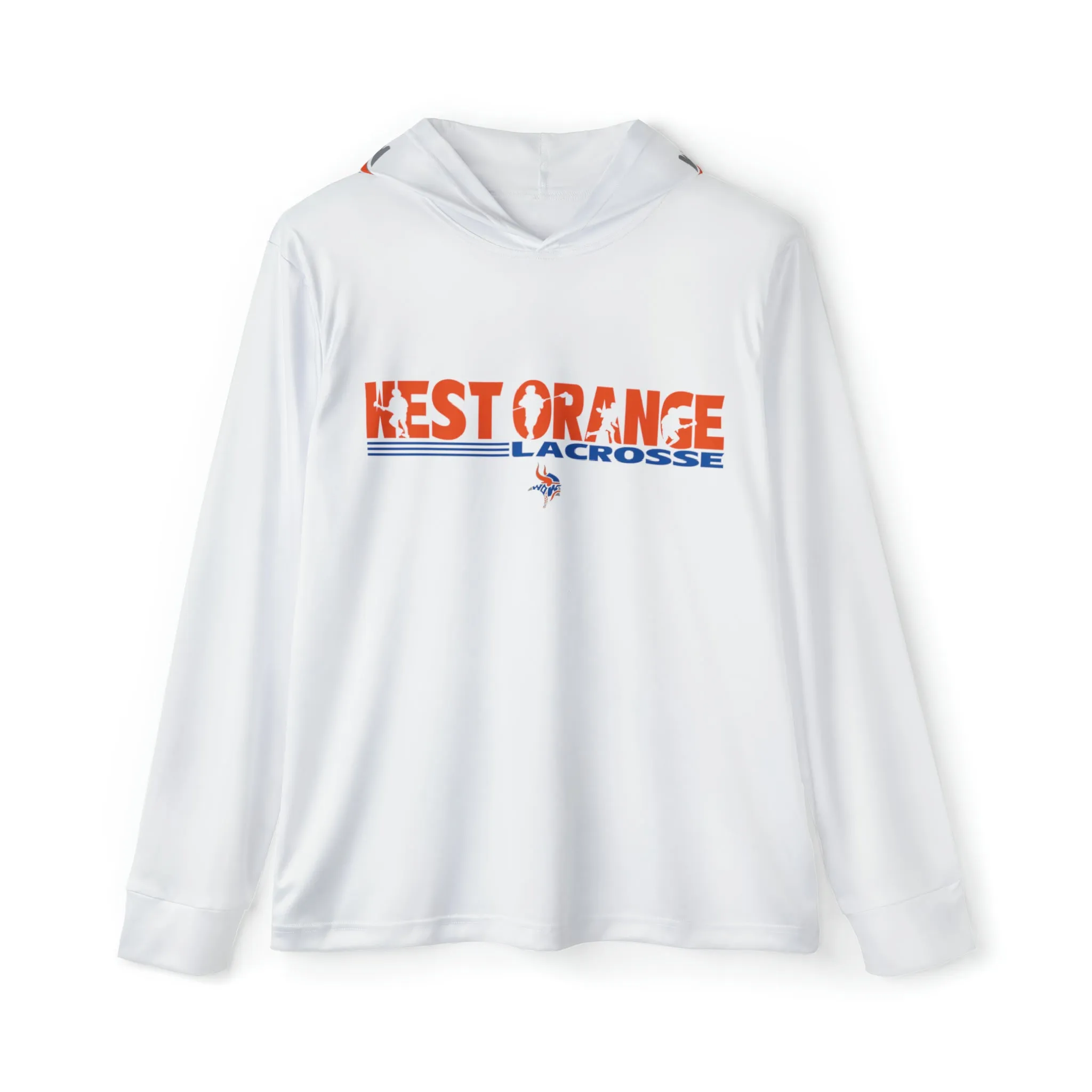 West Orange Lacrosse Men's Sports Warmup Hoodie (AOP)