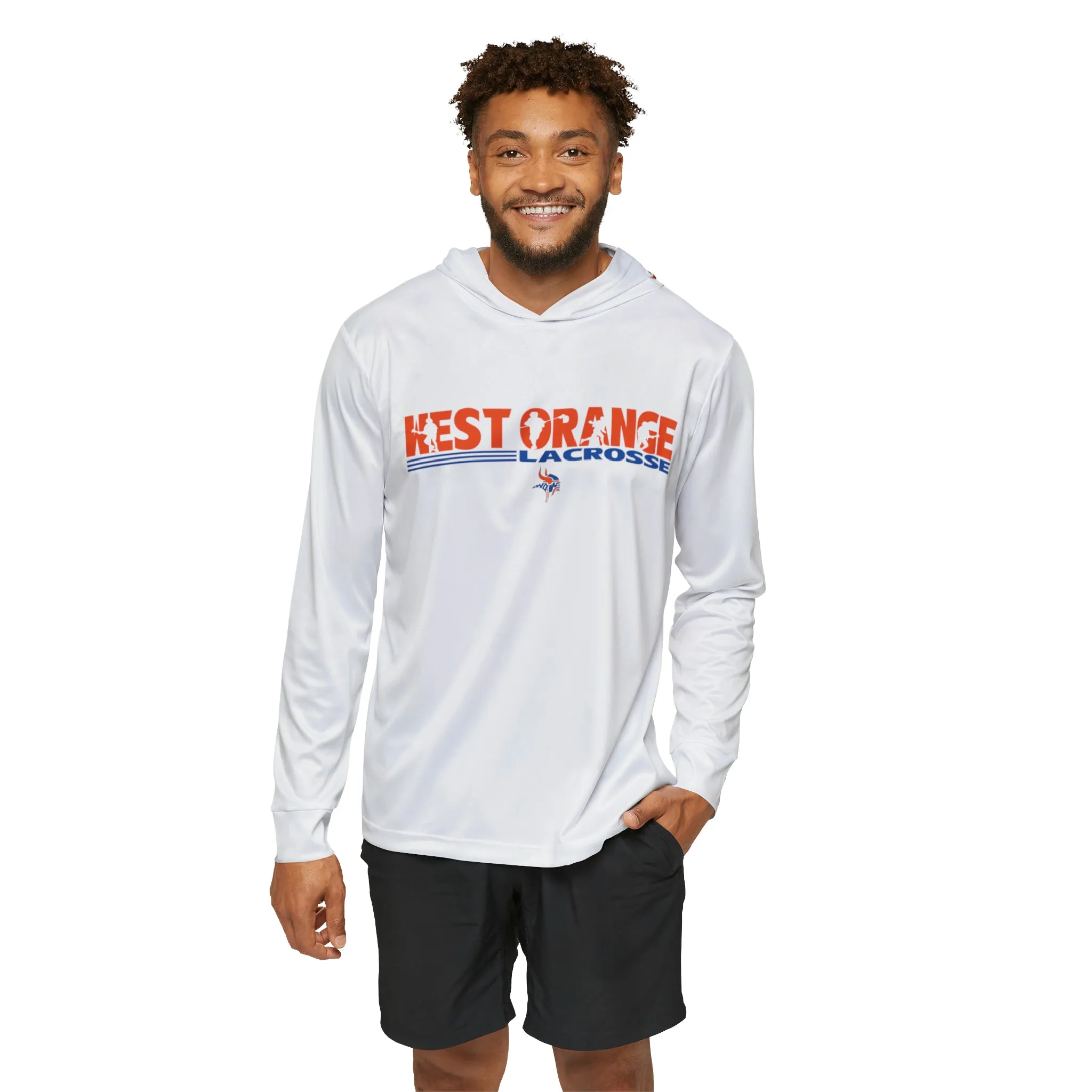 West Orange Lacrosse Men's Sports Warmup Hoodie (AOP)