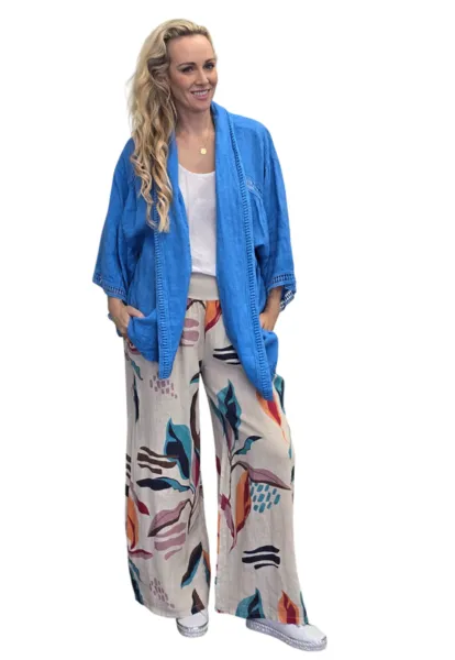 WHIMPSY linen shrug