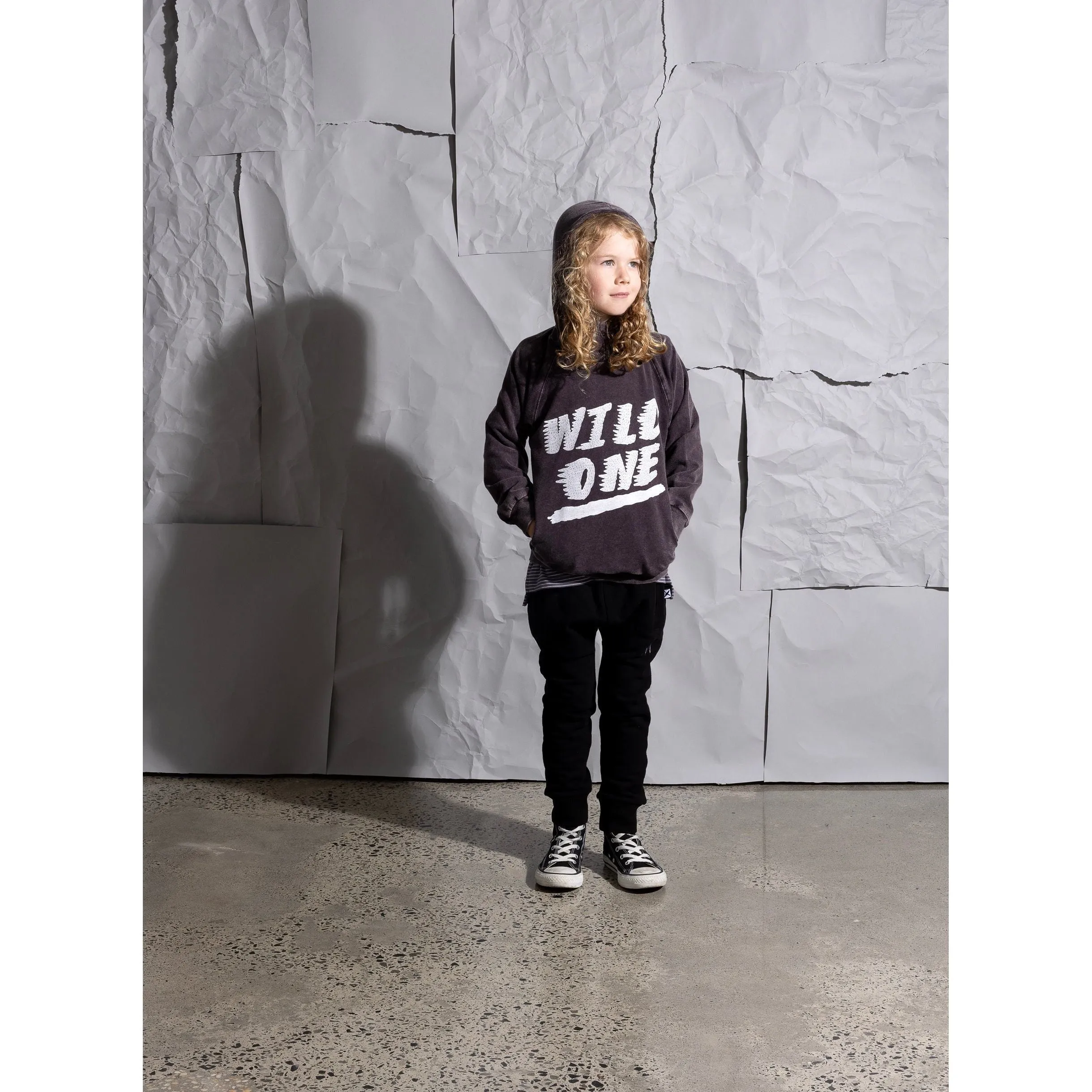 Wild One Hood - Black Wash