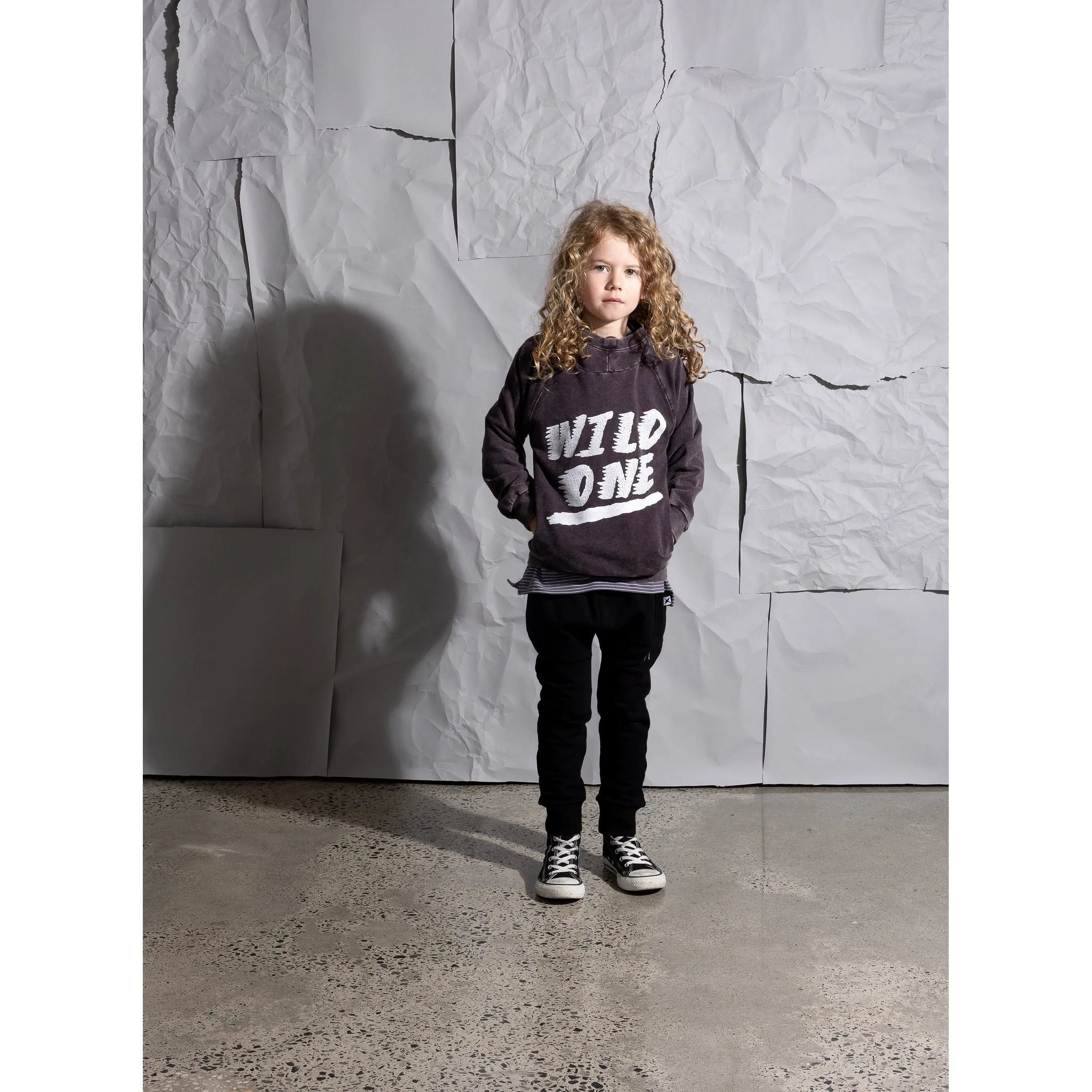Wild One Hood - Black Wash
