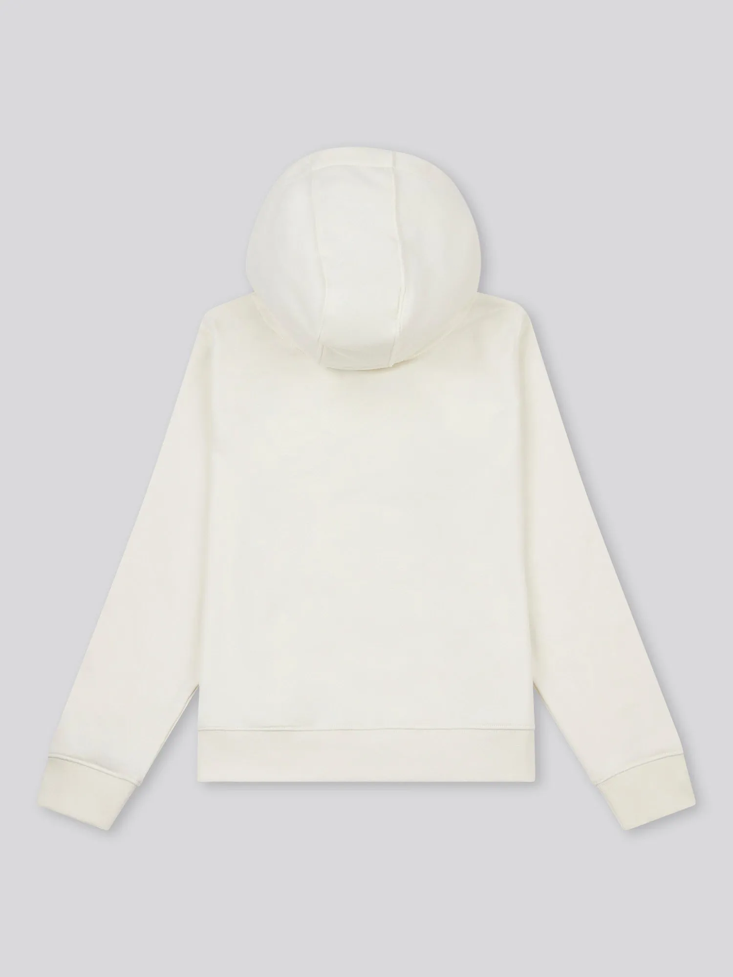 Womens Double Horsemen Loopback Hoodie in Marshmallow