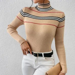 Women's Ethel Ribbed Turtleneck Jumper