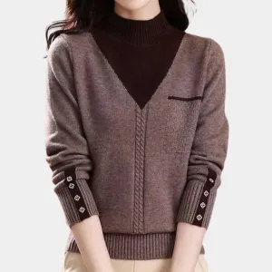 Women's fashionable Tica knit sweater
