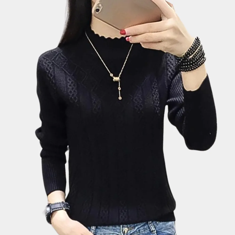 Women's luxuriously soft and comfortable Iliya turtleneck sweater
