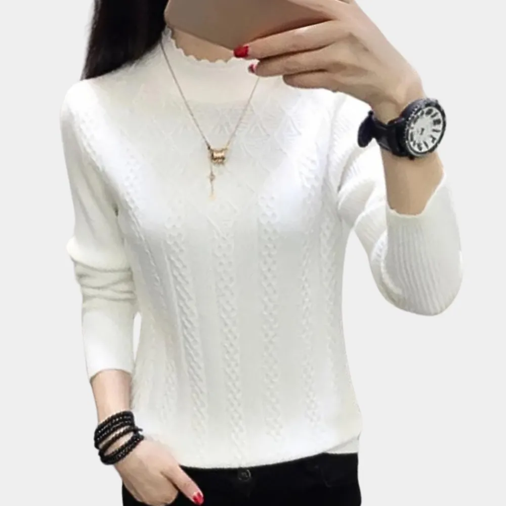 Women's luxuriously soft and comfortable Iliya turtleneck sweater