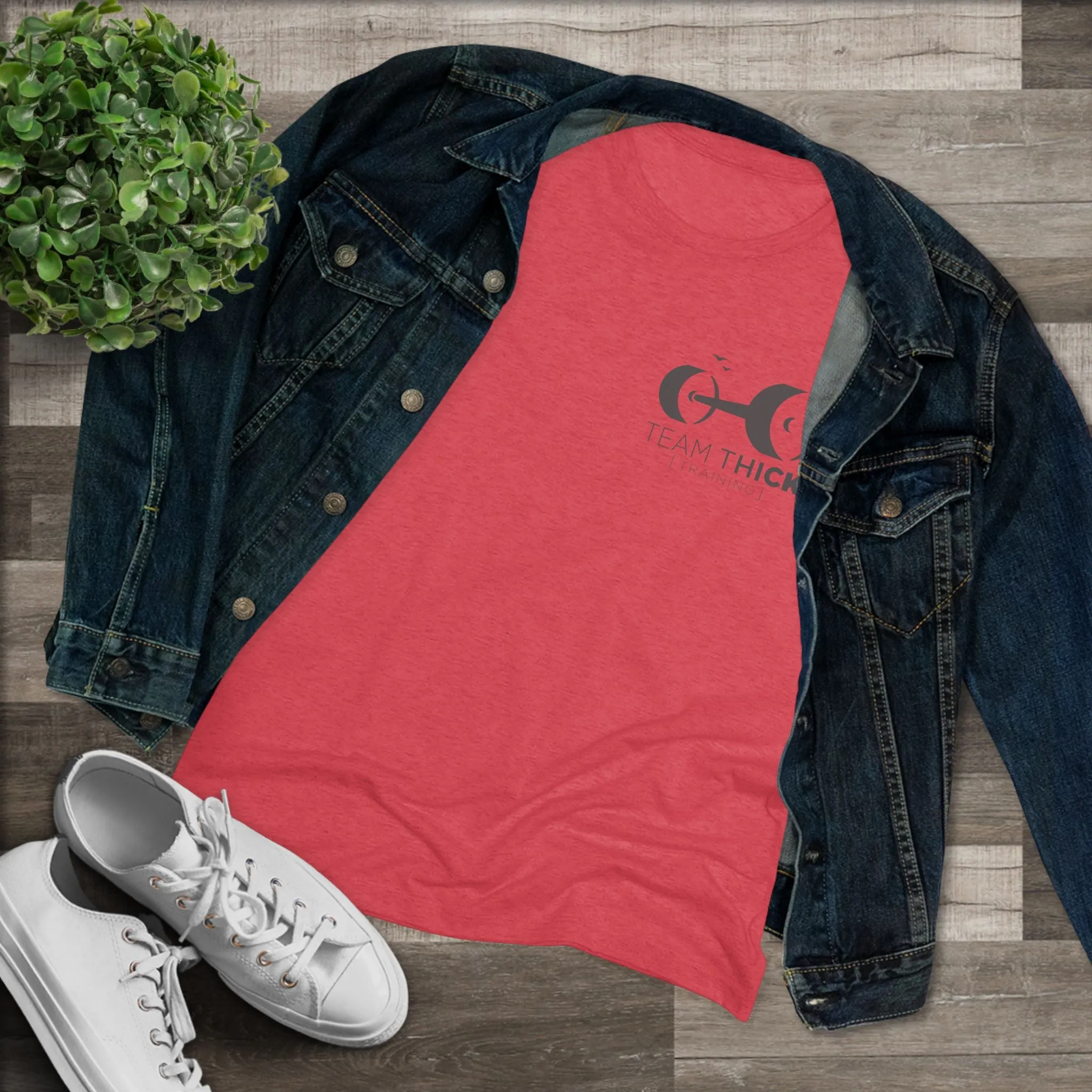 Women's Triblend Tee | Team Thick Training | Plates
