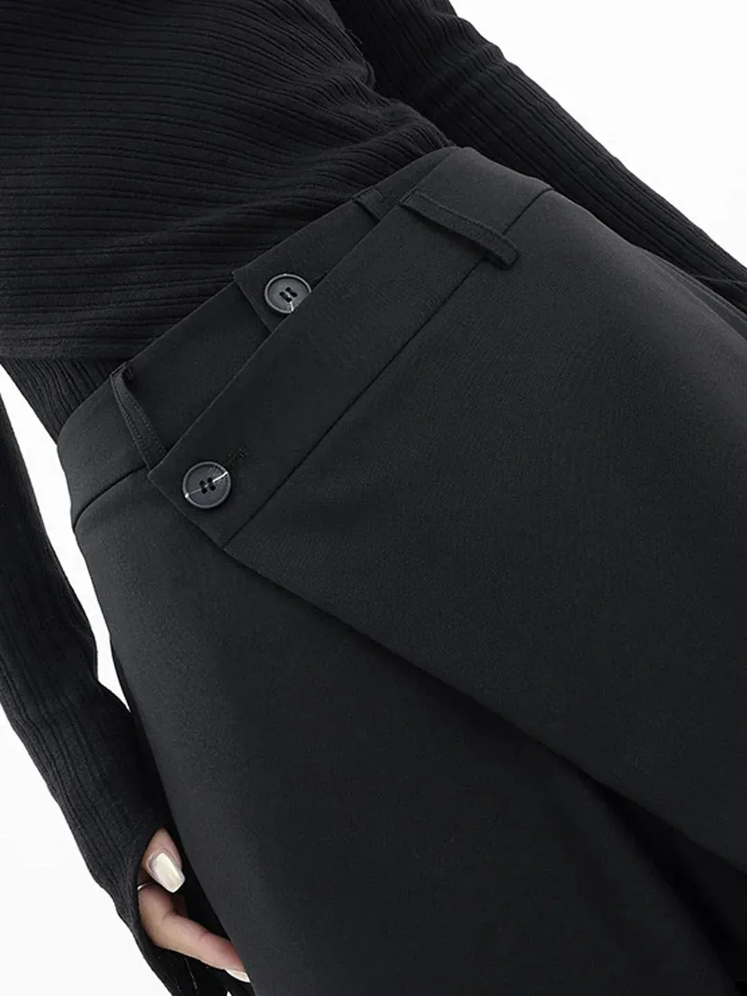 Women's Versatile Asymmetrical Baggy Pants