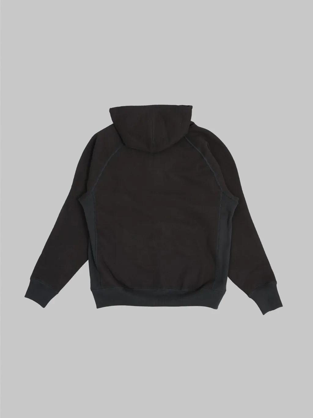 Wonder Looper Zip Hoodie 876gsm Double Heavyweight French Terry Sumi Black
