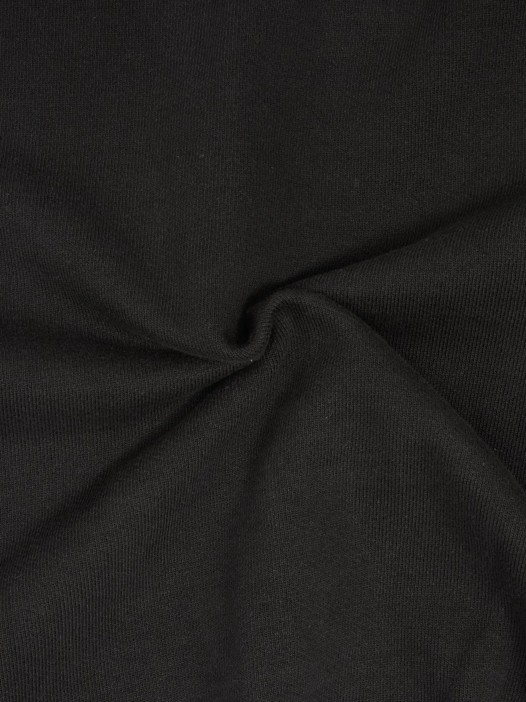 Wonder Looper Zip Hoodie 876gsm Double Heavyweight French Terry Sumi Black