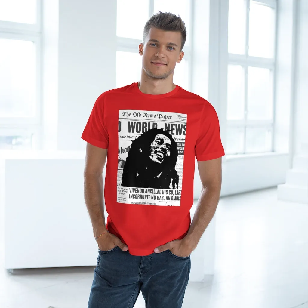 World News BOB MARLEY Unisex Deluxe T-shirt (full face/middle)