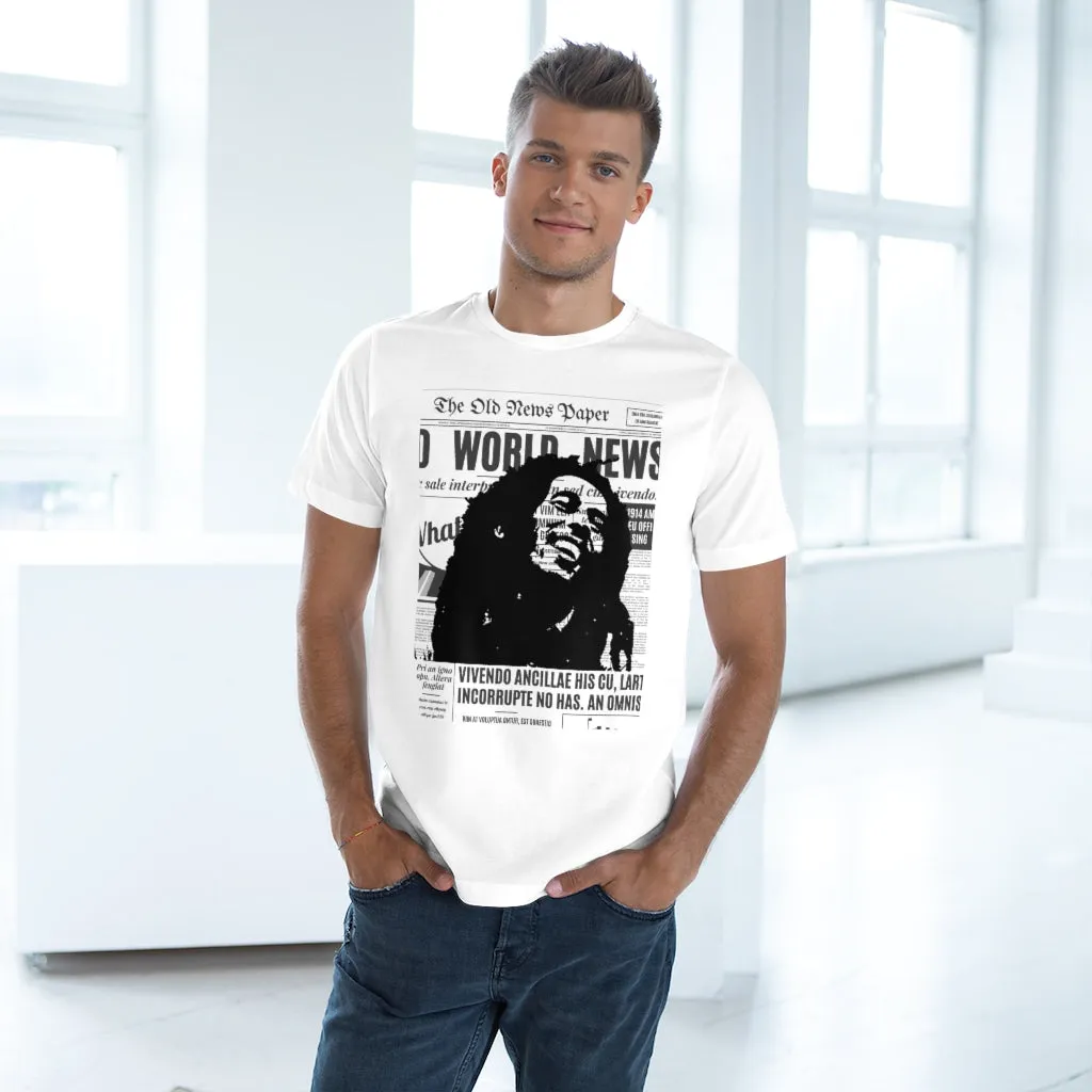 World News BOB MARLEY Unisex Deluxe T-shirt (full face/middle)