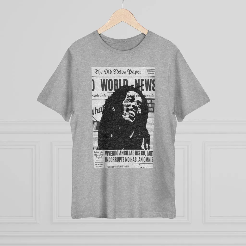 World News BOB MARLEY Unisex Deluxe T-shirt (full face/middle)