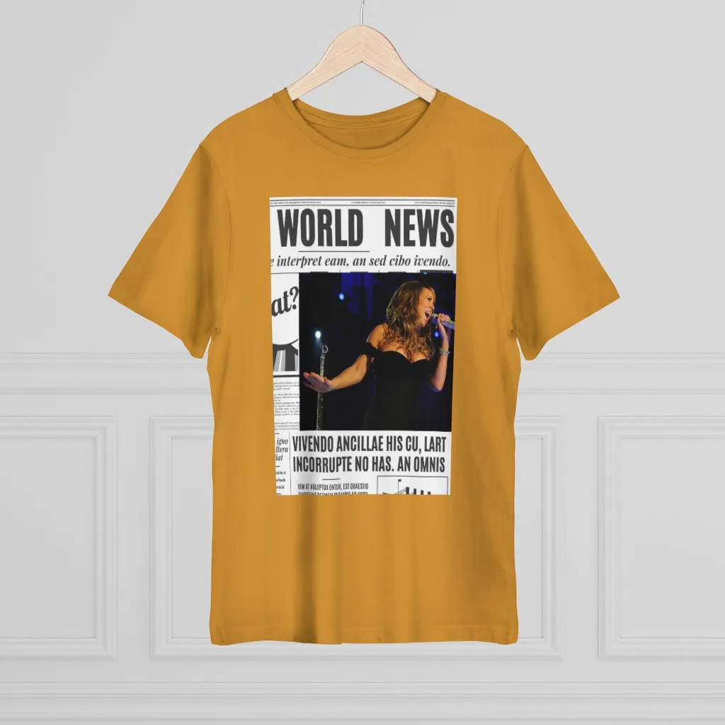 World News MARIAH CAREY Unisex Deluxe T-shirt