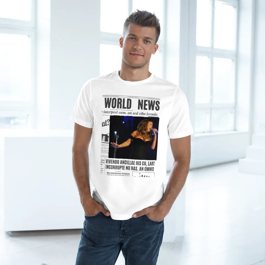 World News MARIAH CAREY Unisex Deluxe T-shirt