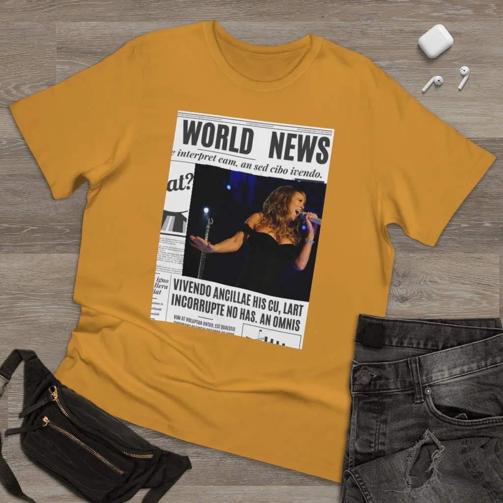 World News MARIAH CAREY Unisex Deluxe T-shirt