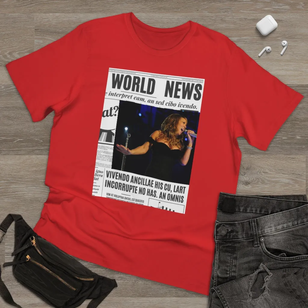 World News MARIAH CAREY Unisex Deluxe T-shirt