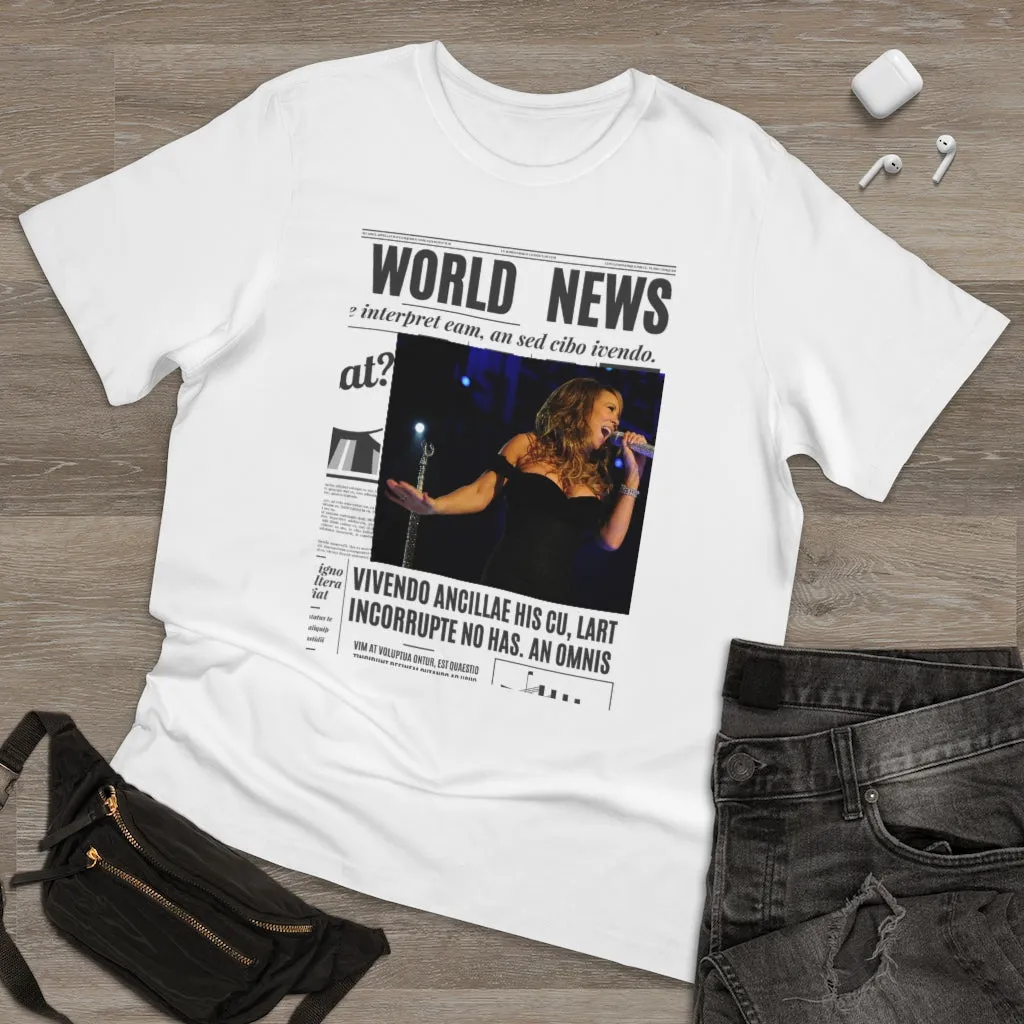 World News MARIAH CAREY Unisex Deluxe T-shirt