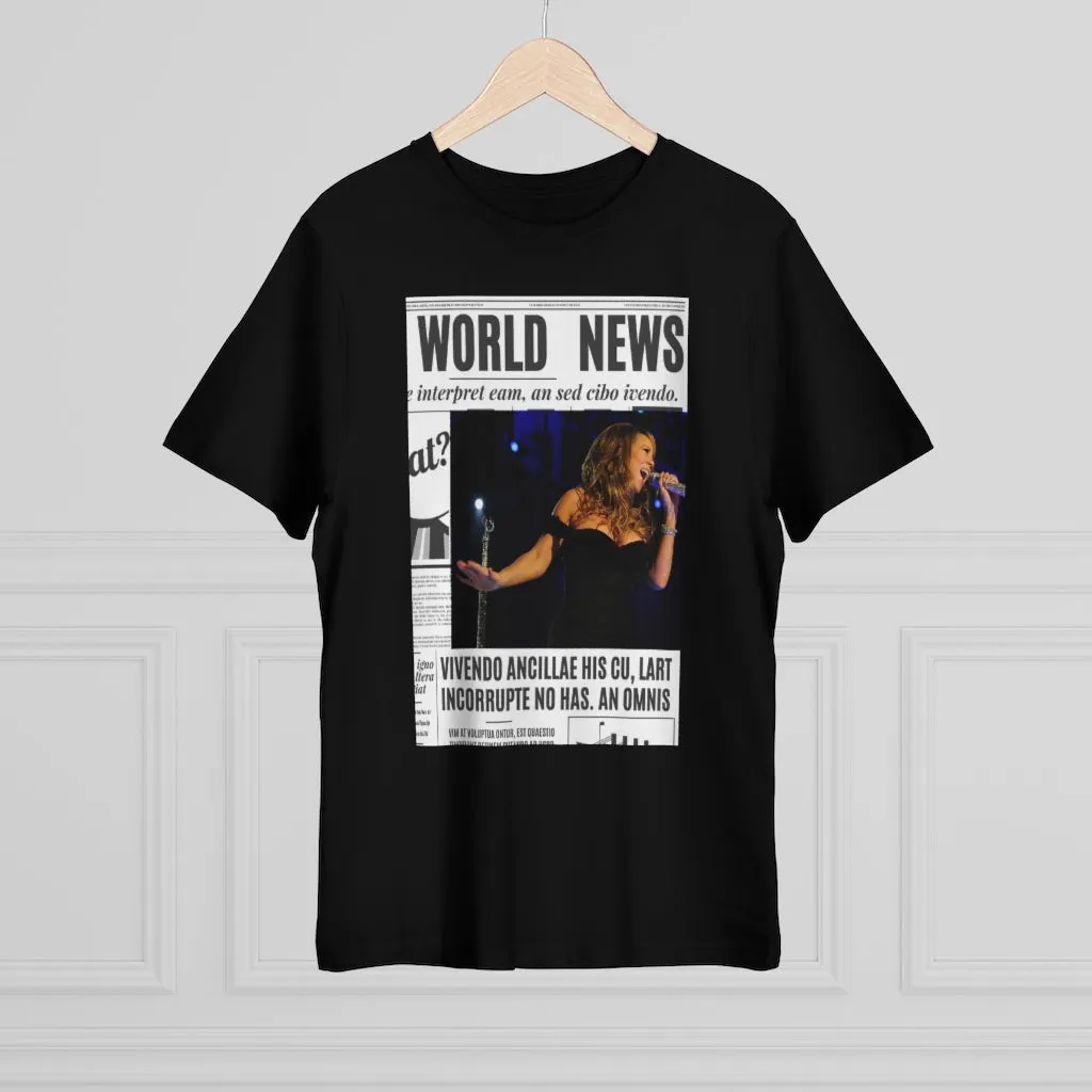 World News MARIAH CAREY Unisex Deluxe T-shirt