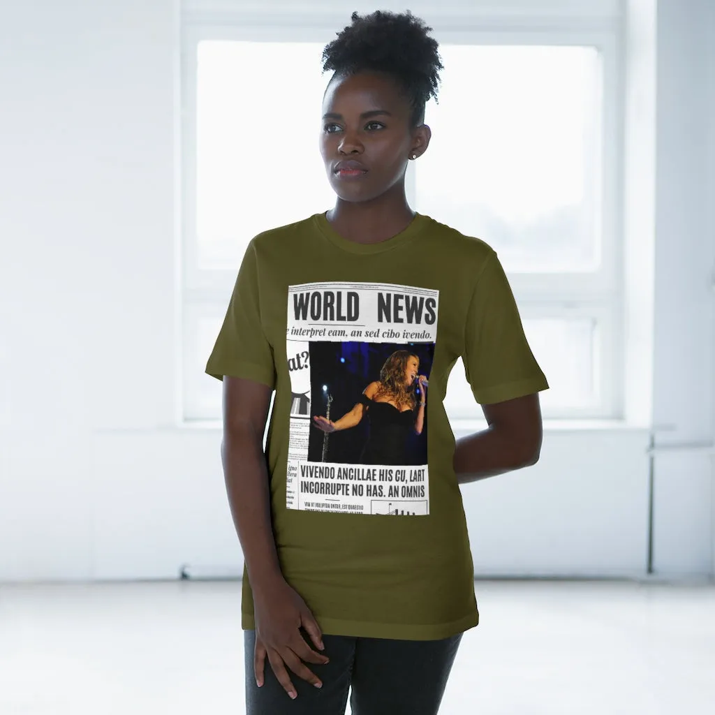 World News MARIAH CAREY Unisex Deluxe T-shirt