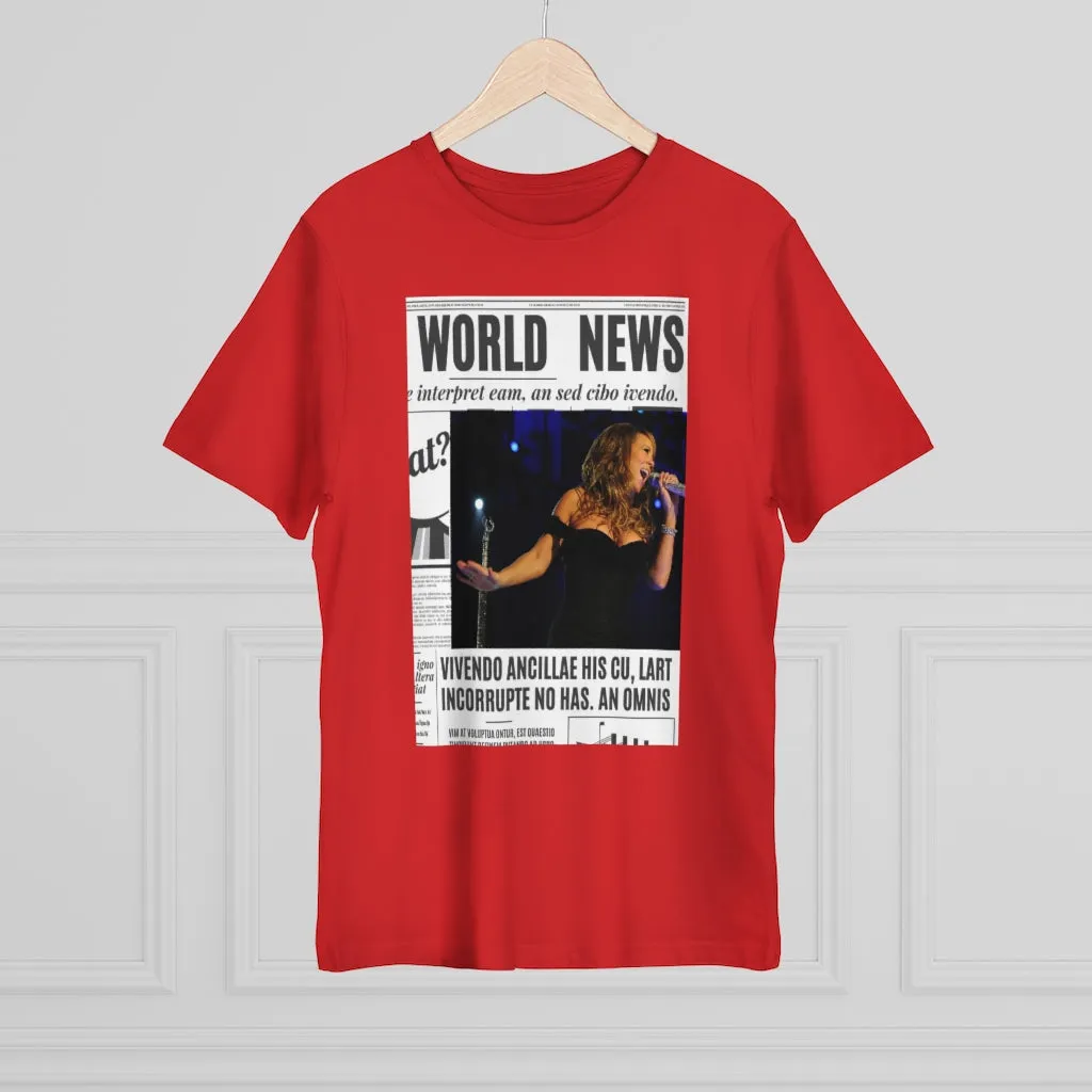 World News MARIAH CAREY Unisex Deluxe T-shirt