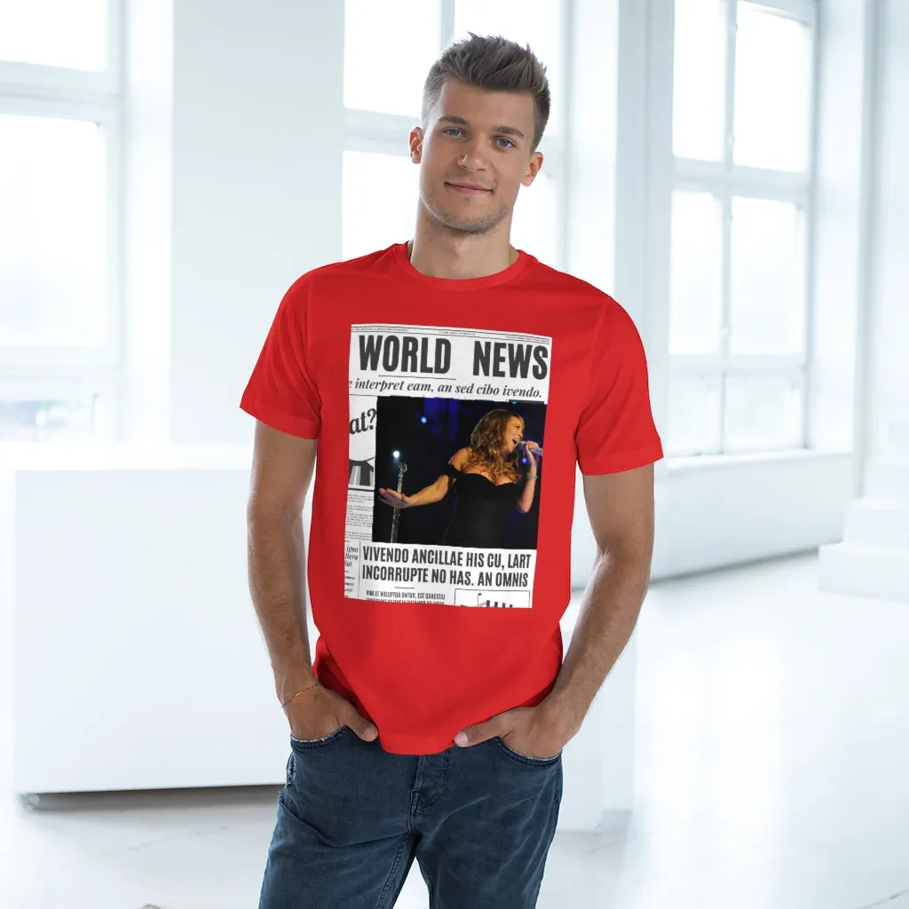 World News MARIAH CAREY Unisex Deluxe T-shirt