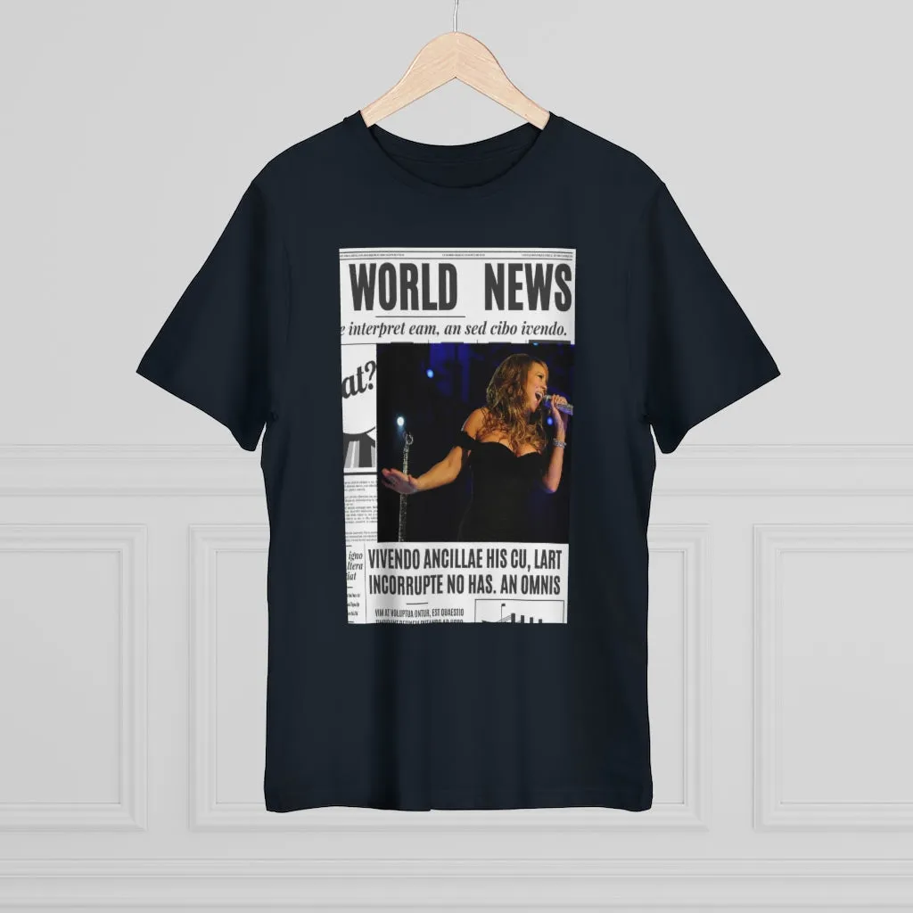 World News MARIAH CAREY Unisex Deluxe T-shirt